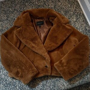 NWOT Banana Republic Sherpa Teddy Jacket Women's Size Small
